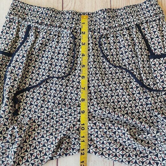 Anthropologie Hei Hei printed casual cropped pants sz M - Picture 7 of 9